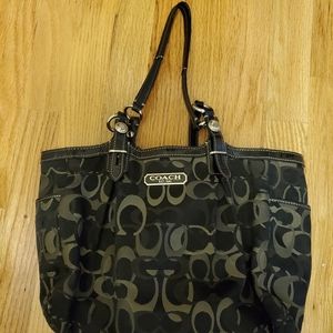Black coach purse